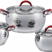 6pcs Apple S/S cookware set JD-WB-1309