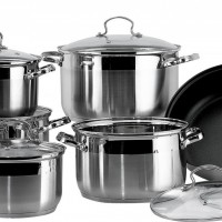 12pcs stainless steel cookware set JD-RS-1303