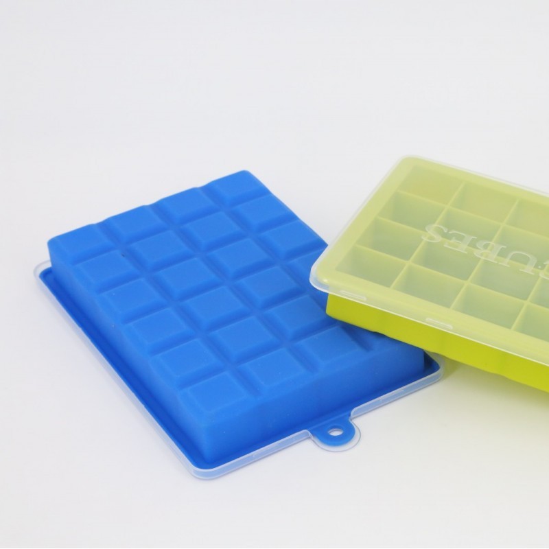 Ice Cube Tray Silicone Square Ice Trays Easy Release Stackable Ice图5