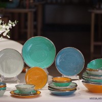 Color with silver plating /porcelain/tableware/dinnerware/Home use