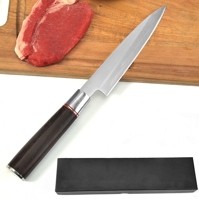 Japanese fish raw knife, bayonet knife, professional fish killing knife, sushi knife, non-stick fish图2