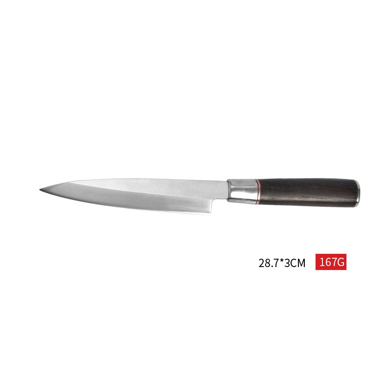 Japanese fish raw knife, bayonet knife, professional fish killing knife, sushi knife, non-stick fish图6