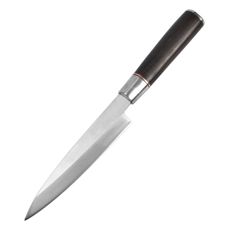 Japanese fish raw knife, bayonet knife, professional fish killing knife, sushi knife, non-stick fish图5