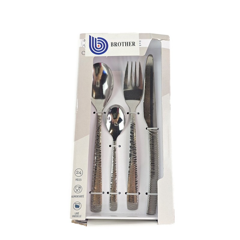 Hotel steak knife fork and spoon 24-piece stainless steel-figure图6