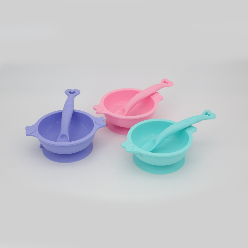 Cute 4-piece silicone cutlery set图3