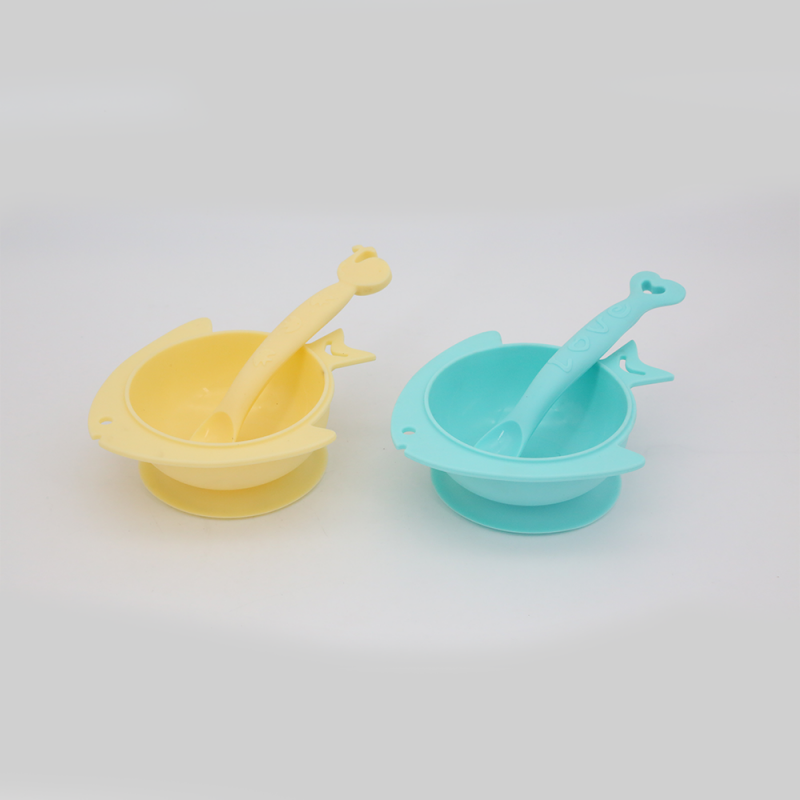 Cute 4-piece silicone cutlery set图4