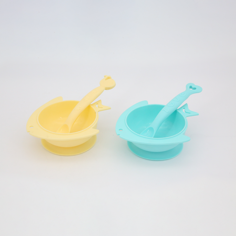 Cute 4-piece silicone cutlery set图5