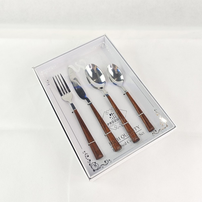 4-piece stainless steel tableware set图3