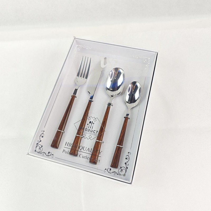 4-piece stainless steel tableware set图2