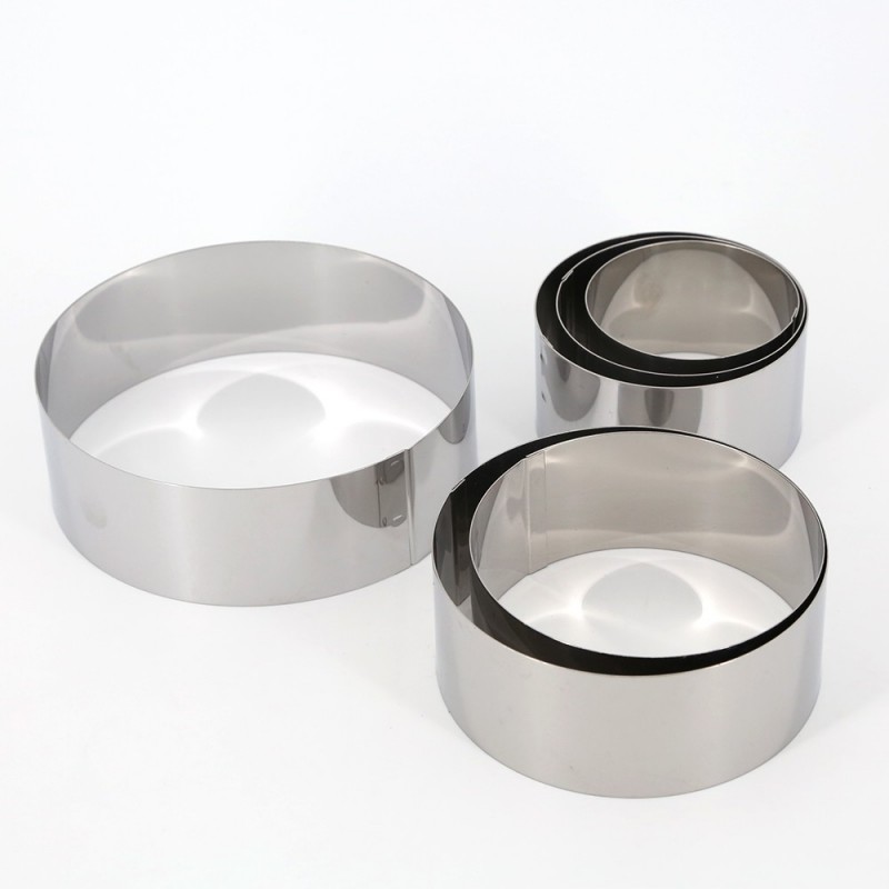 Stainless steel round mousse ring图2