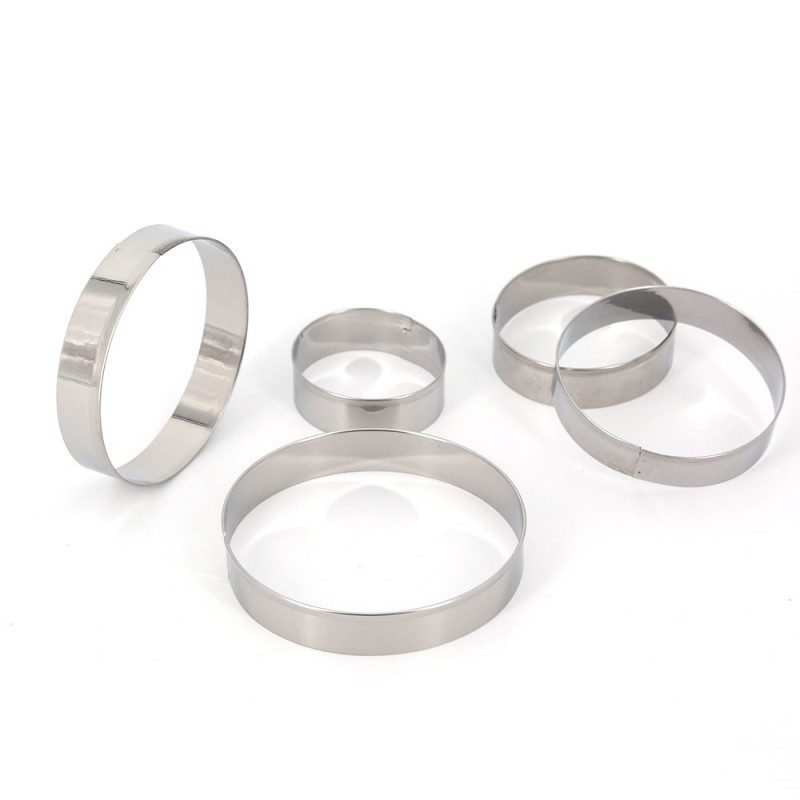 Stainless steel round mousse ring图3