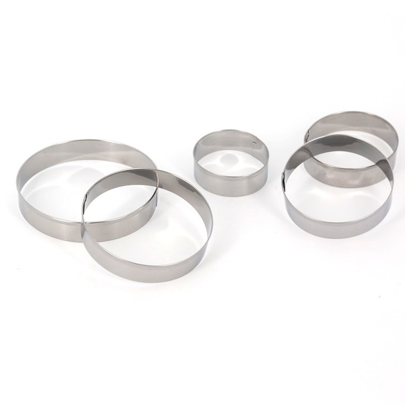 Stainless steel round mousse ring图4