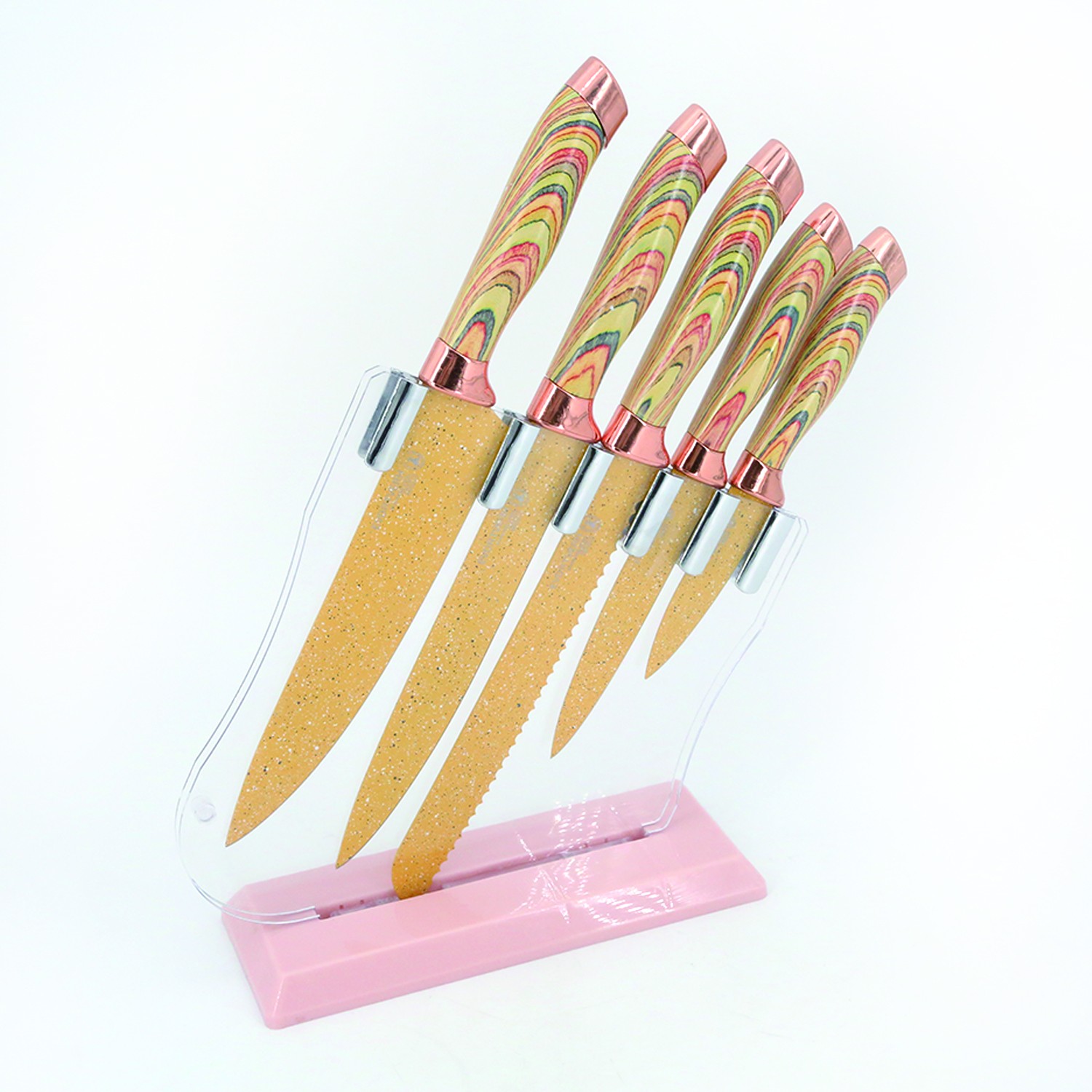 5-piece yellow ceramic cutlery set图4