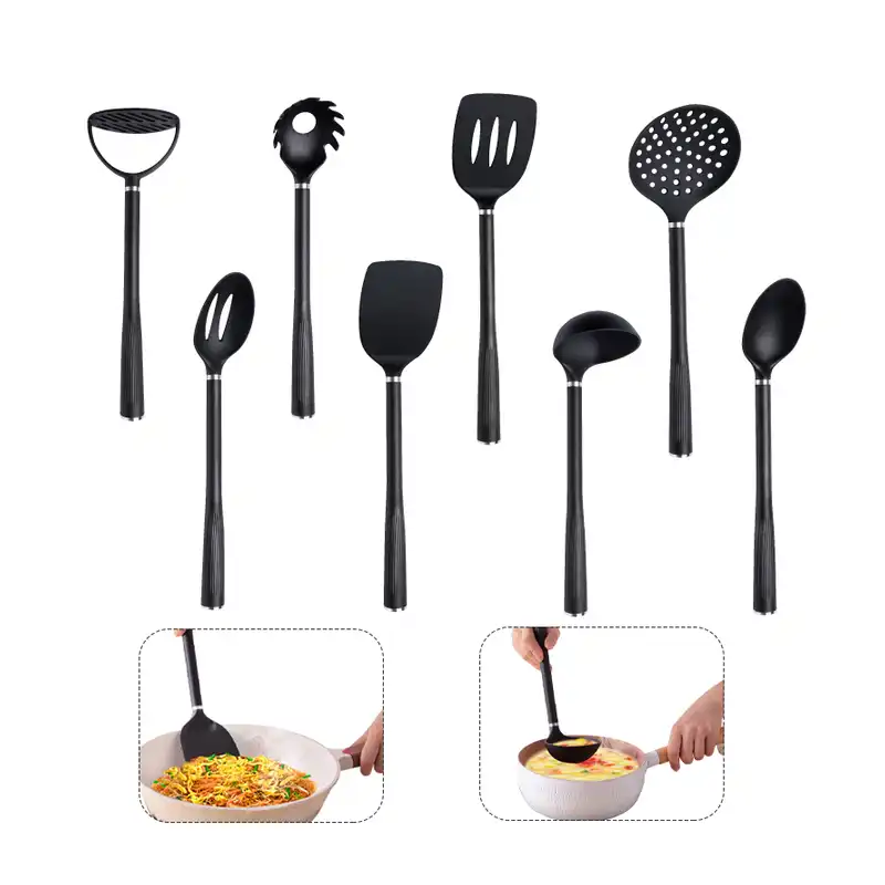 8pcs kitchenware utensilios de cocina cooking utensils plastic kitchen utensils set for kitchen acce图1