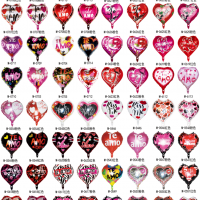 Globos de corazones te amo en papel aluminio espanol  globos aluminio san valentin globos de helio