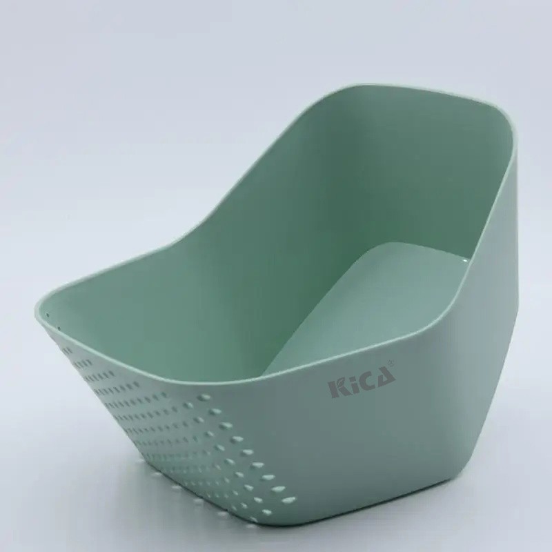 2022 KICA New Products Solid Color Drain Basket Kitchen Supplies Fashionable and Simple图3